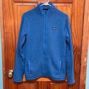 Women's Patagonia Better Sweater Fleece Jacket Size Medium Blue Good Condition